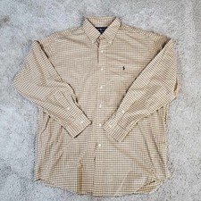 Vintage Polo Ralph Lauren Blake 100 Cotton Plaid Shirt Button Down Medium M