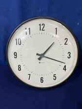 13" SIMPLEX 6310 9075 SLAVE CLOCK SCHOOL HOUSE ELECTRIC HANGING WALL NOT GLASS