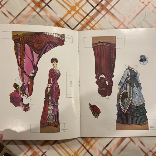 Lot 2 Great Fashion Designs Of The Victorian Era Paper Dolls Tom Tierney - Picture 6 of 16