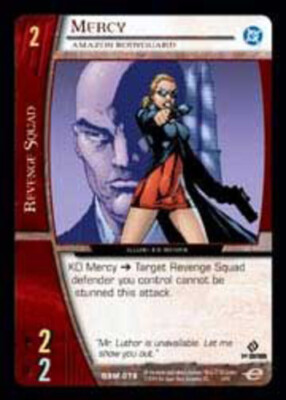 VS System: Mercy, Amazon Bodyguard [Played] VS: DC Superman Man of Steel TCG CCG
