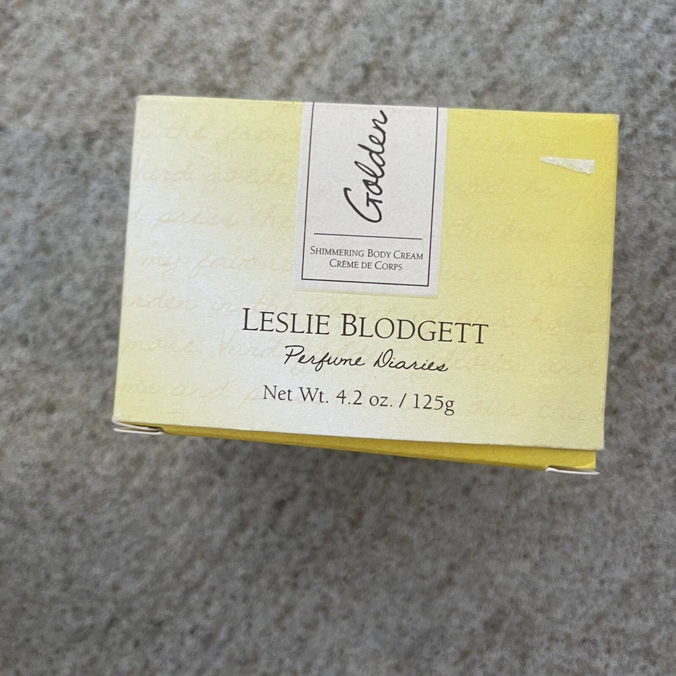 LESLIE BLODGETT ДУХИ ДНЕВНИКИ ЗОЛОТОЙ СВЕТ МЕРЦАЮЩИЙ КРЕМ ДЛЯ ТЕЛА ЛОСЬОН 4,2 УНЦ КОРОБКА - Изображение 2 из 4