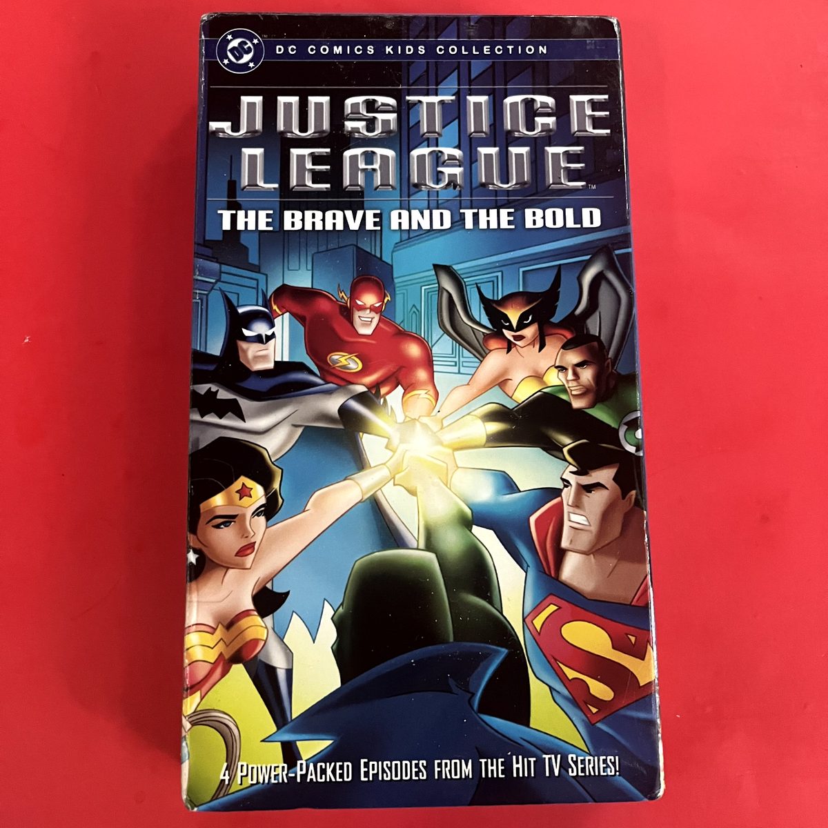 dc comics JUSTICE LEAGUE tv series VHS tape - BRAVE AND BOLD