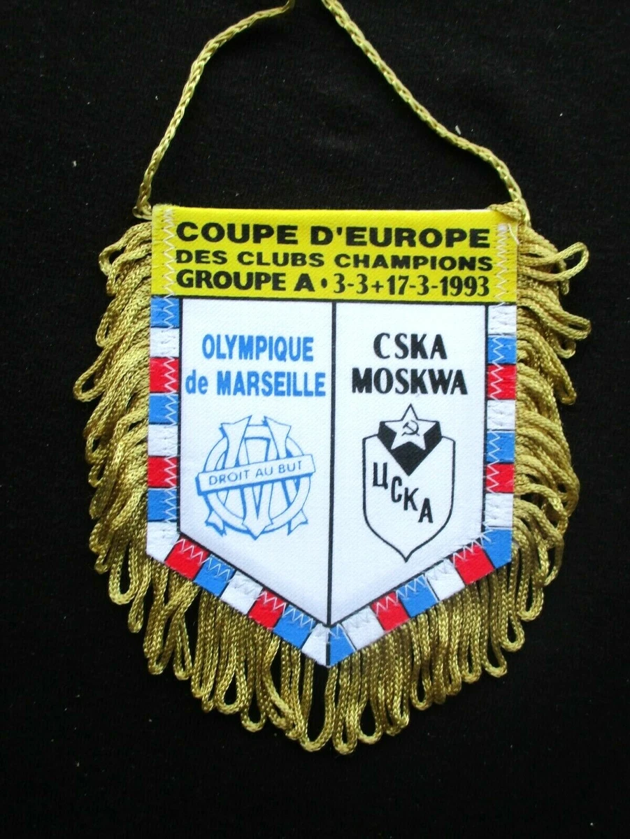 Fanion de Marseille 1993 champion d'Europe - Collection