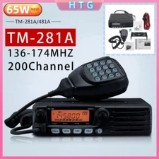 New 65W TM-281A Car Radio Station FM Transceiver Mobile Radio 136-174MHZ 10-50KM