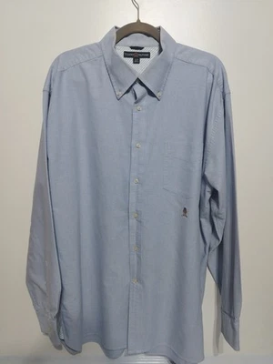 Tommy Hilfiger Chemise Vintage. Bleu Taille XL Excellent Etat. - Photo 1/4