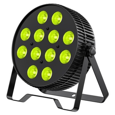 Stage Lights,12X18W DJ Par Light,RGB+Lime+Amber+UV 6-in-1 Wash/Strobe Effect ...