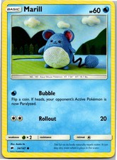 Marill Common SM - Burning Shadows 34/147 NM Normal