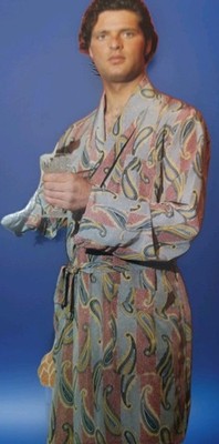 Men's Pure Silk Robe