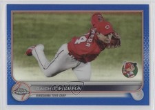 2022 Chrome NPB Nippon Professional Baseball Blue Refractor Daichi Ohsera 02dt