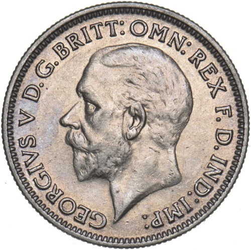 1931 George V Sixpence — photo from the most recent tracked eBay sale