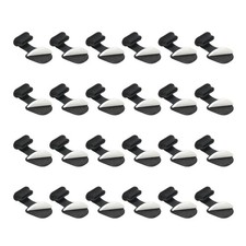 0.9 Inch USB Type C Dust Plug, 24 Pcs Anti Dust Plug Cover Female End, Black