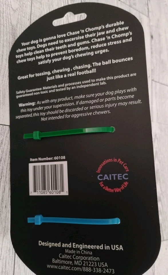 NUEVO CON ETIQUETAS Juguete para Perros Chase N Chomp Geo Fetch Bolas Flotadores! Combo-2 PACK  Foto 2 de 2