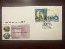 EL SALVADOR FDC COVER 2002 YEAR PAN AMERICAN HEALTH ORGANIZATION PAHO MEDICINE