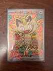 Pokemon Meowth Ex 121/088 SIR Perfect Order Secret Rare