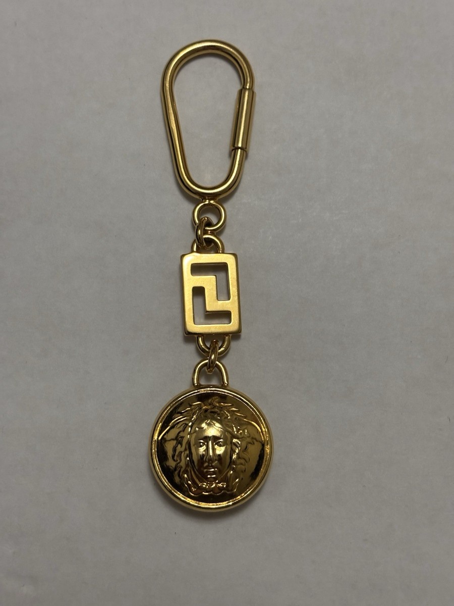 Gianni Versace Gold Color Keychain New Made In Italy! | eBay
