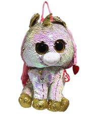 Ty Fashion - Fantasia the Unicorn, Glitter Eyes, Flippables Backpack, MWMT
