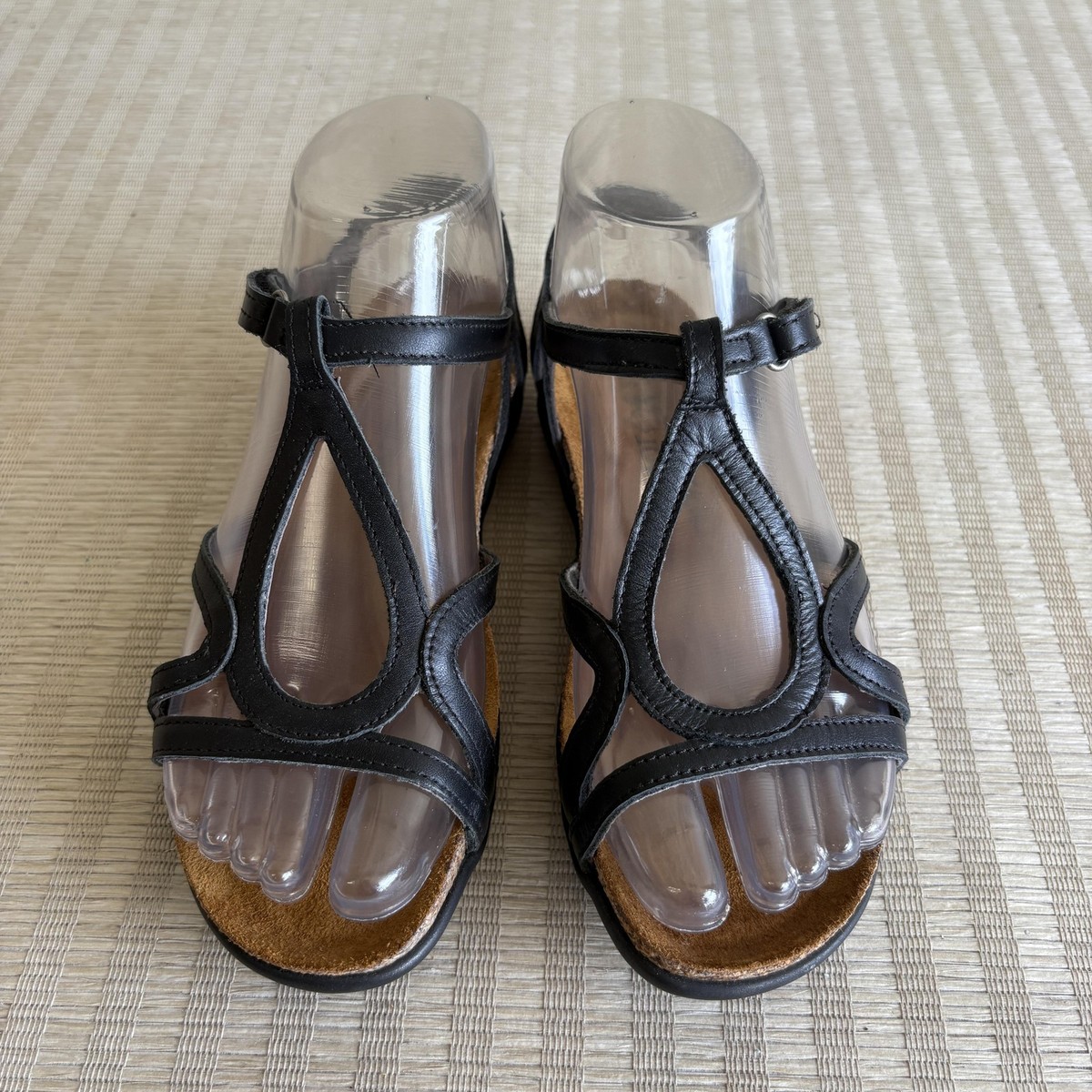 Naot Dorith Gladiator Sandals Womens 35 EU US Black Leather Strappy  Shoes