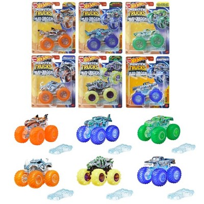 Hot Wheels Monster Truck Power Smashers Assortment, 6-Car Box, Vehicle Toy, Min_