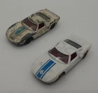2 Lesney Matchbox No.41 Ford GT 1965-69 vg and 1970 for restore