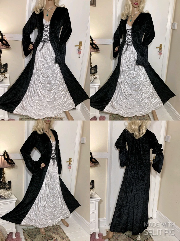 Винтажный сексуальный Хэллоуин косплей Ренессанс гот Венч стимпанк ведьма корсет платье - Изображение 3 из 4