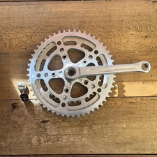 Vintage Stronglight Crankset Triple Chain Rings 52/47/36 86 BCD French Threads