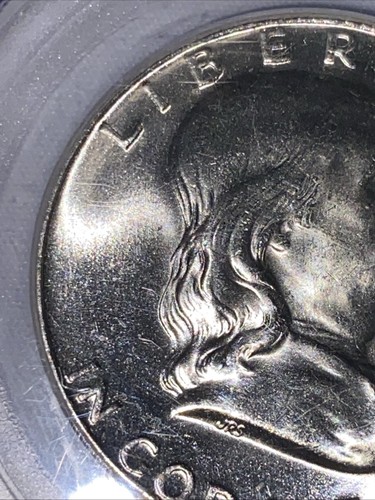 1950 franklin half dollar Pcgs MS64fbl - Bild 11 von 24