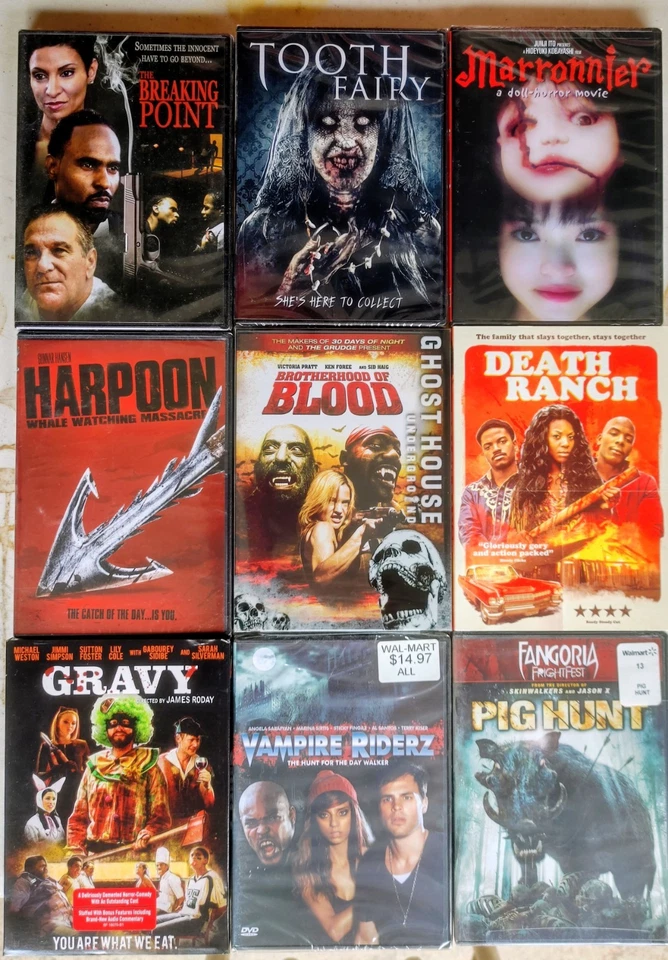 Lot 14 100 Brand New Horror Dvds. We Now Have Lot 15 Up For Sale Too Now. Foto 3 de 4