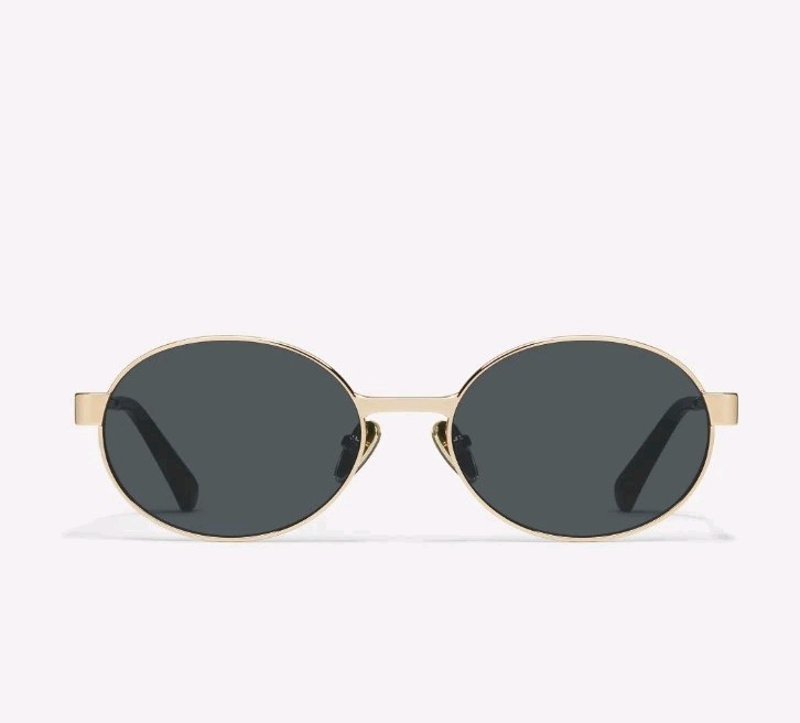 QUAY ANYWAYS GLD/SMK Lens Sunglasses #77726