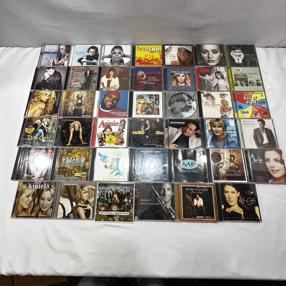 40+ Lot Mixed Title Various Genre Music CDs 90s 2000s Soft Rock Pop Country Foto 3 de 4