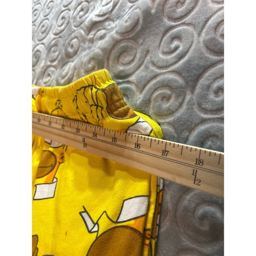 The Simpsons Homer Pajama Pants Men's Medium All Over Print Cartoon Yellow - Bild 3 von 6