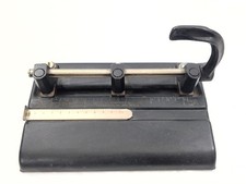 Vintage Master Products Mfg Co Heavy Duty 3 Hole Punch