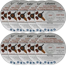 10 Pack “ 4 1/2 Cut Off Wheel Concrete Grinding Wheel For Cutting Masonry Stone 
