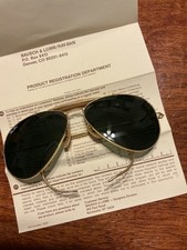 VINTAGE 80's BAUSCH  LOMB RAY-BAN 62  14MM G15 OUTDOORSMAN II AVIATOR SUNGLASSES