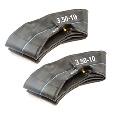 2x Heavy Duty Inner Tube 3.50-10 10 Inch Butyl Bent Valve Fits Vespa Scooter