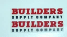 Set of 2 BUILDERS Supply labels for Matchbox Lesney 60b Morris J-2 Pick Up (R&B)