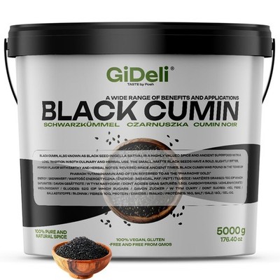 Schwarzkümmel 5kg Ganz Samen Nigella Sativa Backgewürz Naturrein Vegan GiDeli