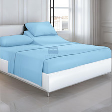 4 Piece Top Split King Sheets Set for Adjustable Beds, 100 Egyptian Cotton 28"