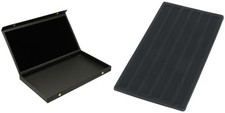 Black Display Case Box Necklace Bracelet Showcase Tray 6 Slot Bracelet Display