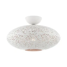 Livex Lighting - Charlton - 1 Light Semi-Flush Mount in Contemporary Style -
