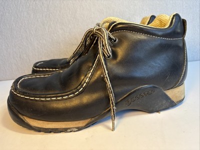 Buffalino B Boots Men\'s Black Nubuck lace up Boots SZ10 Rubber soles. Shoes | Buffalino B Boots Mens Black Nubuck Laceup Boots Sz1  main image 4