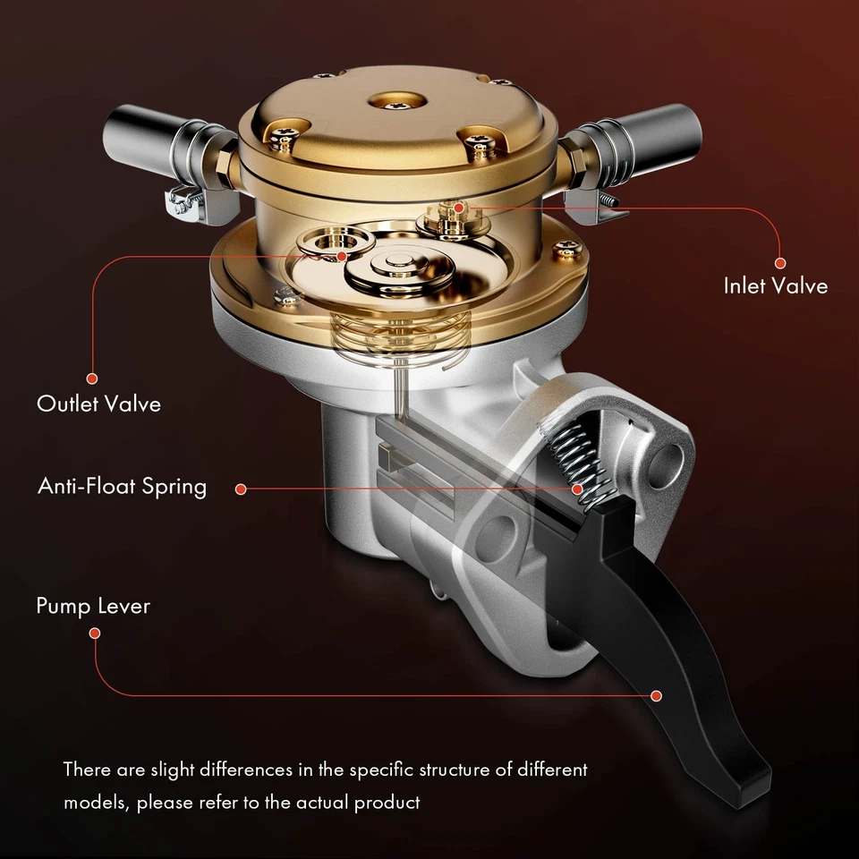 Bomba de combustível mecânica para GMC C35/C3500 Pickup G15/G1500 Van K15/K1500 Pickup K15 - Imagem 2 de 4