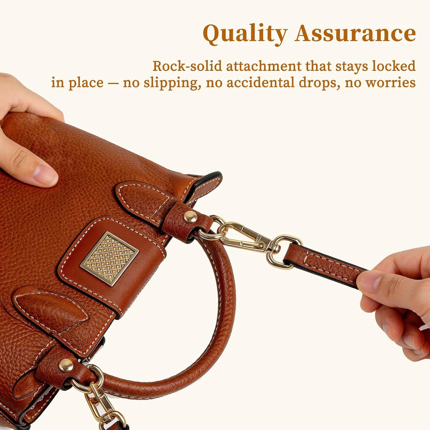 Straps Compatible with Dooney and Bourke Accessories | Leather,Adjustable — image 6