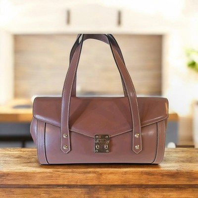 Oxone Paris all leather Handbag Spalt Ring Leader NWT