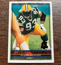 GILBERT BROWN 1996 TOPPS ROOKIE CARD #272 GREEN BAY PACKERS DEFENSIVE TACKLE RC. rookie card picture