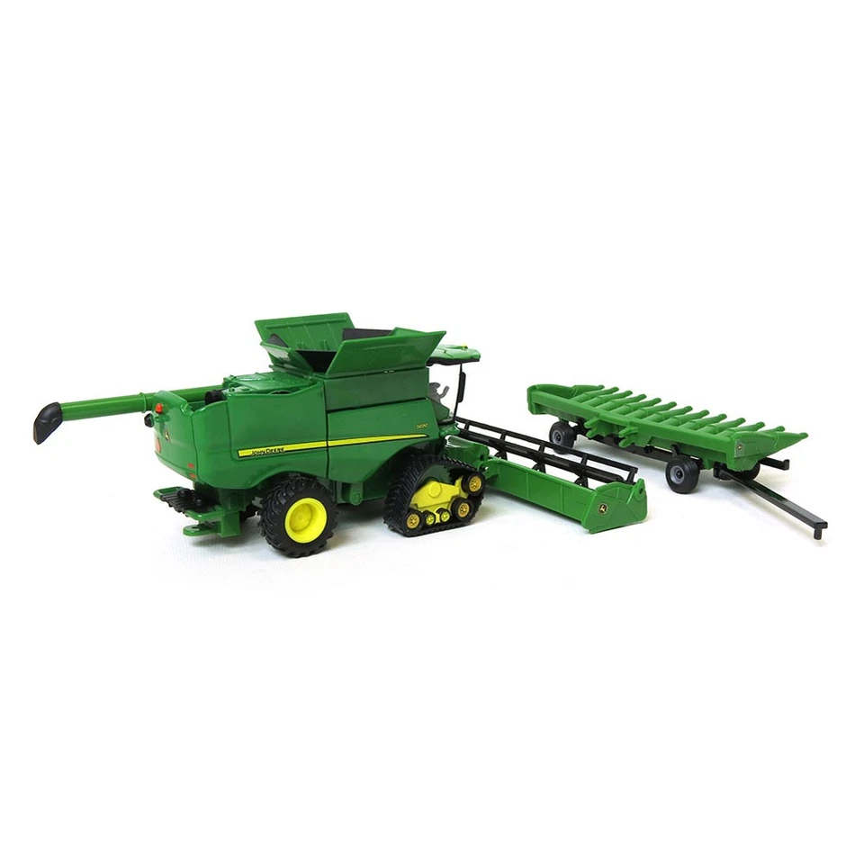 1/64 John Deere S690 Combine on Tracks with Grain and Corn Heads by ERTL LP53303 - Image 3 of 4