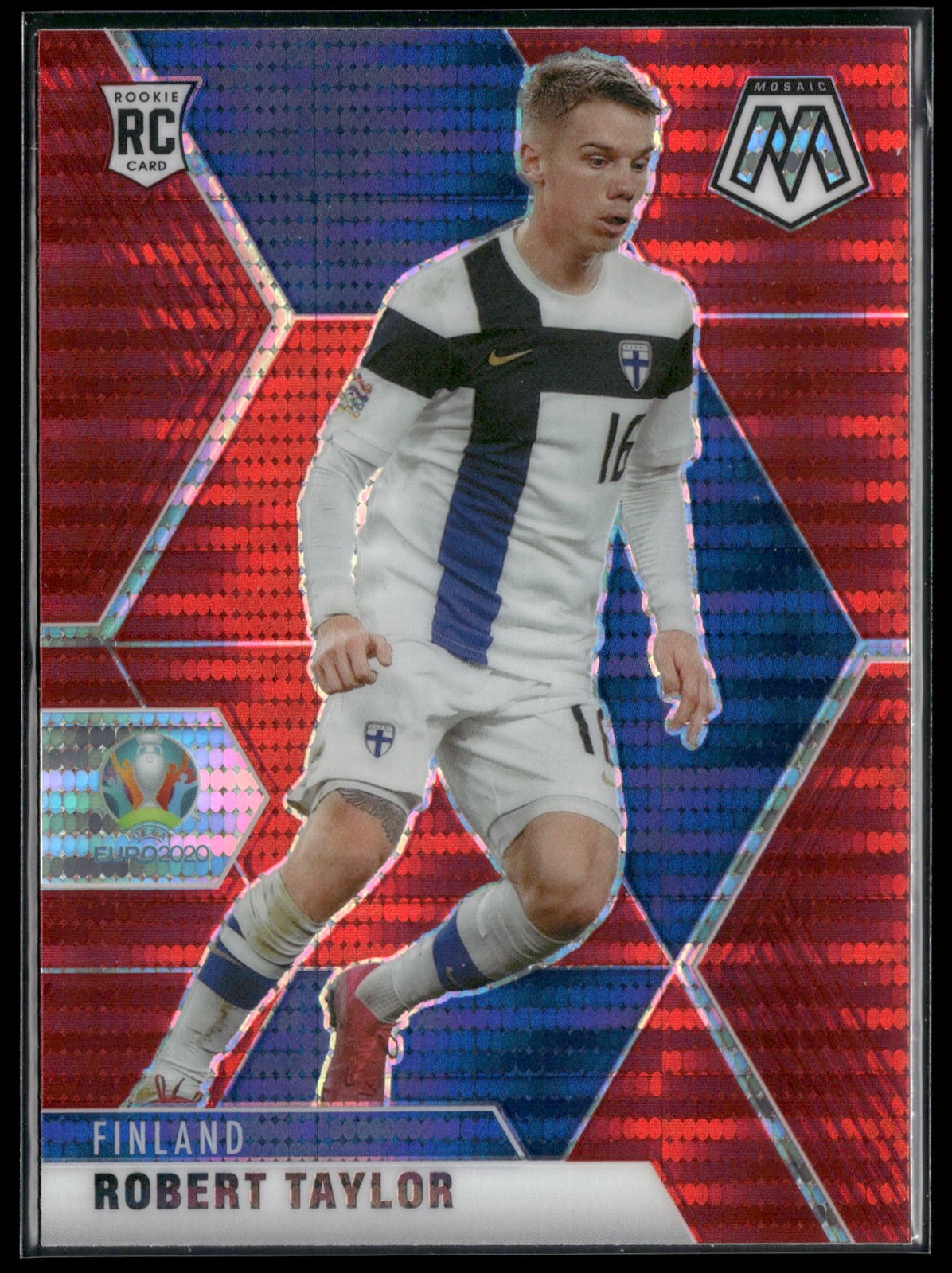 2021 Panini Mosaic UEFA EURO 2020 #47 Robert Taylor Red Pulsar
