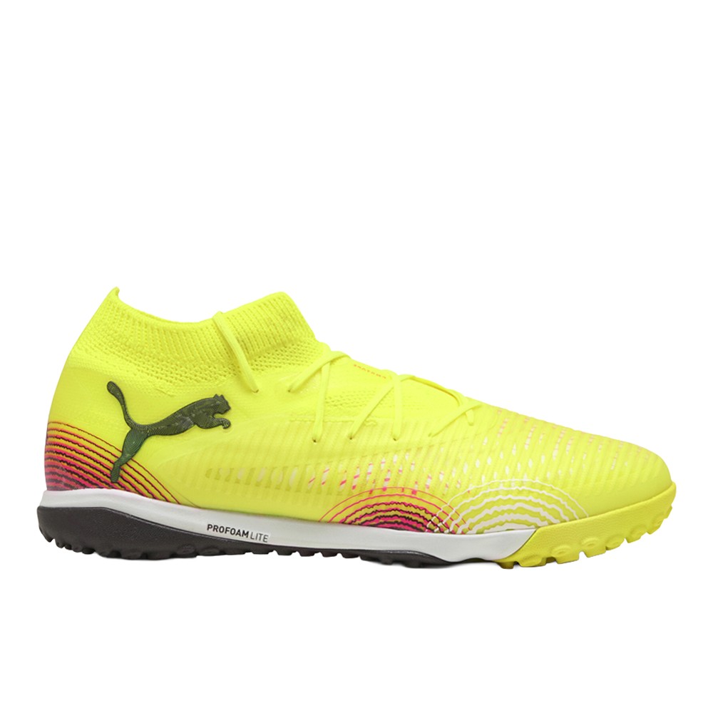 PUMA Future 8 Pro Cage Turf Soccer Cleats Mens Yellow Sneakers