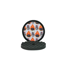 High Teck Products 725 Finishing Pad, 8 in Dia x 1 in in THK, Black, Open Cell F