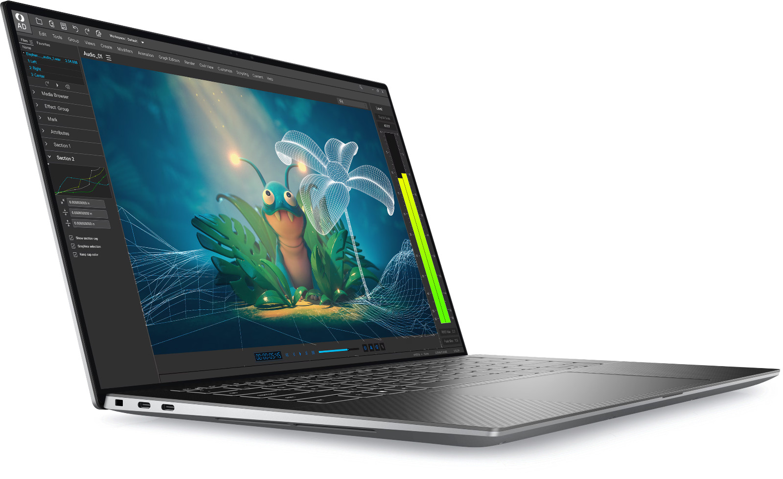 Dell Precision 5570, 15.6-Inch Laptop, with Intel Core i7 12th Gen., No OS