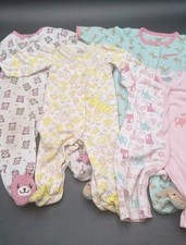 Lot Of 4 Baby Girl 6-9 month Multicolor Clothing Items No Stains-Clean